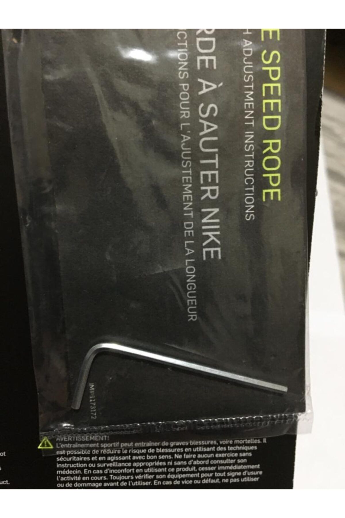 طناب ورزشی مشکی مردانه و زنانه نایک پرش IPI n1000 Nike