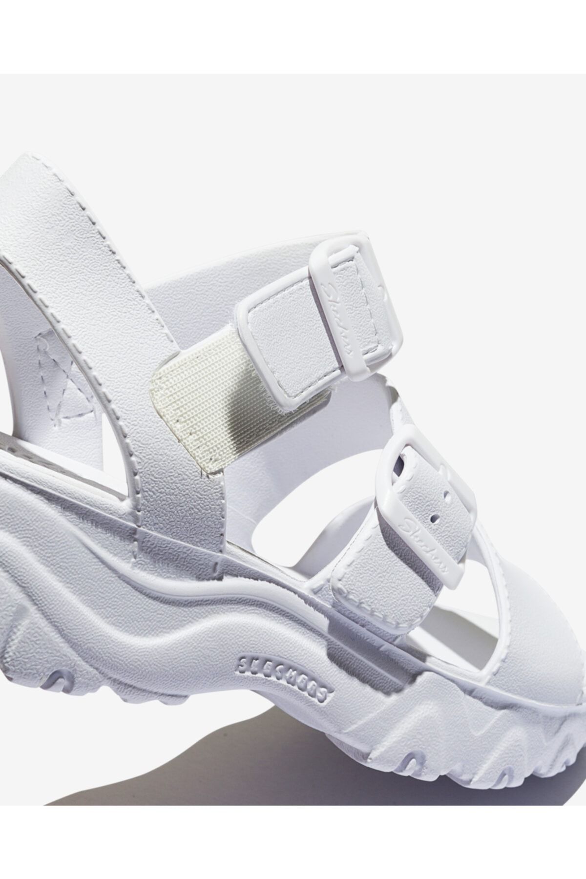 Womens white skechers sandals cheap
