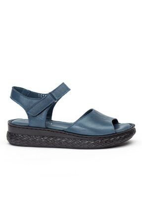 1011 Kadın Sandalet Mavi 541 1011-16529