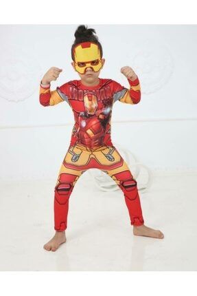 Ironman Kostümü Demiradam Maskeli DEMİRADAM1
