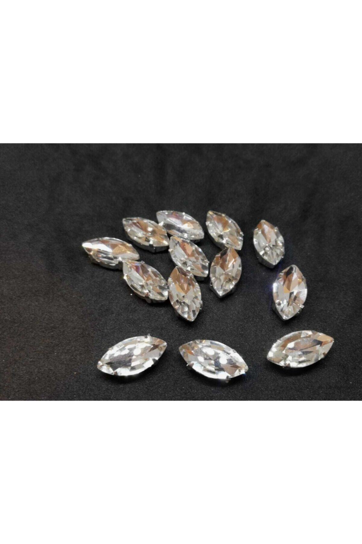 9x18(1.8cm) Case Standing Shuttle Glass Stone (20 Pieces)