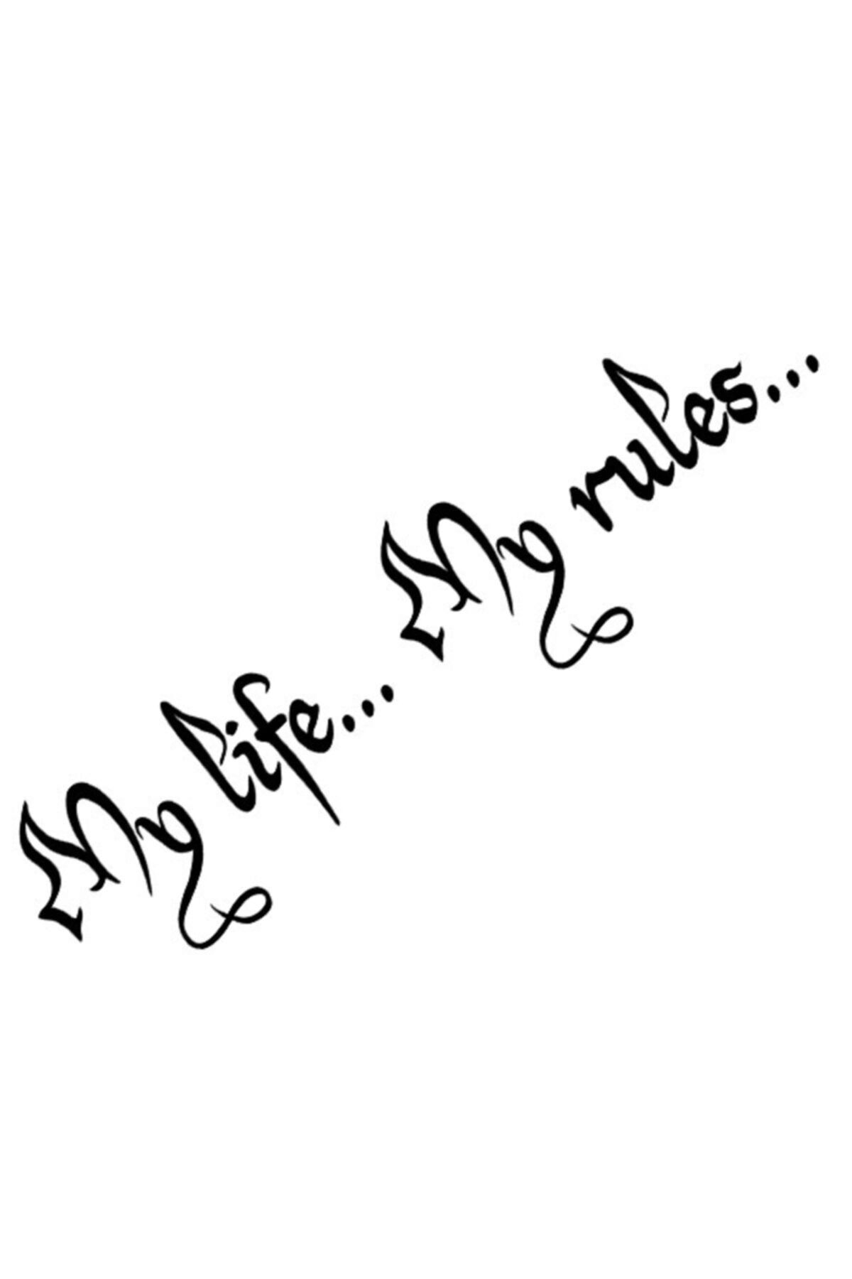 my life my rules oto sticker