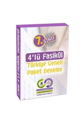2022 7. Sınıf Yeni Sistem 4lü Türkiye Geneli BURSLULUK Kurumsal Paket Deneme 7.SINIFDENEMESET2021