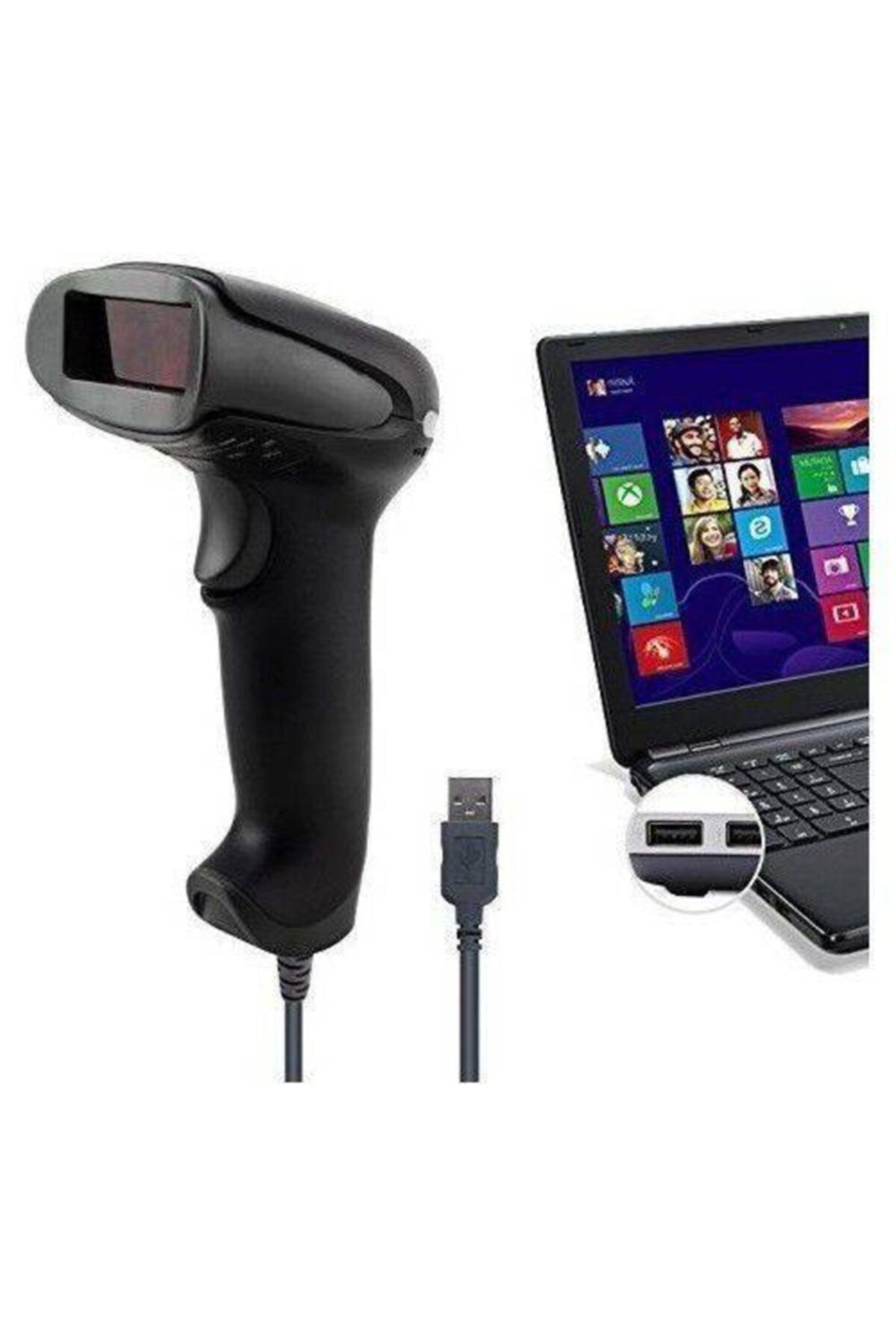 NETUM-Nt F-16 Usb 2d QR Code QR Code Barcode Scanner with Stand 3