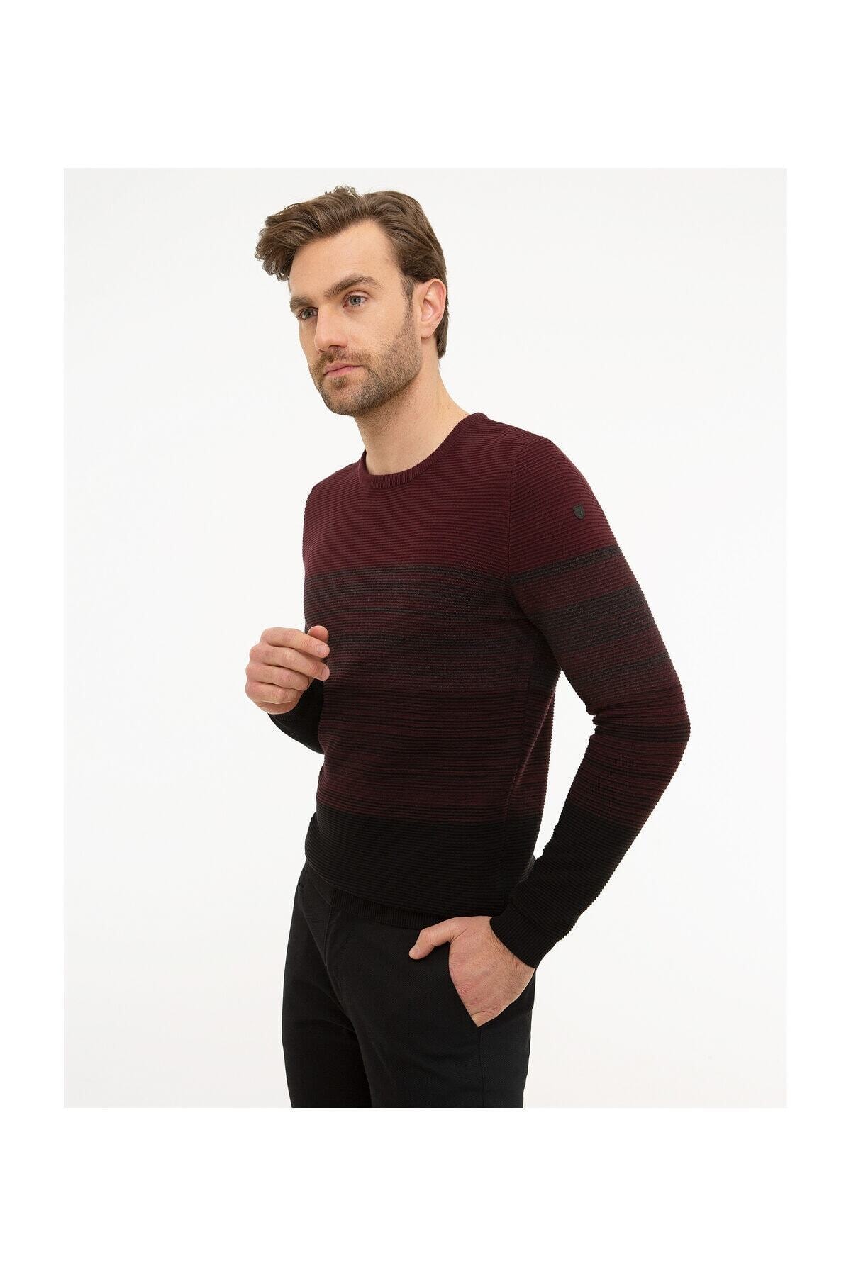 پلیور مردانه راسته آستین بلند | پیر کاردین Pierre Cardin G021GL0TK.000.914426 - تصویر 3