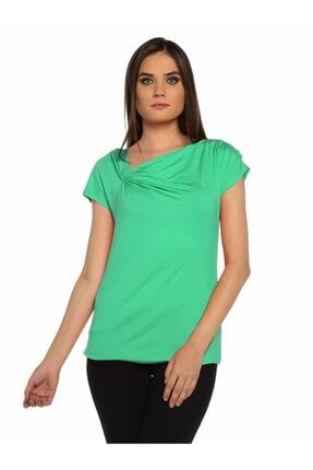 Kadın Yeşil Tişört - Bga084537 BAGSTK-25-726