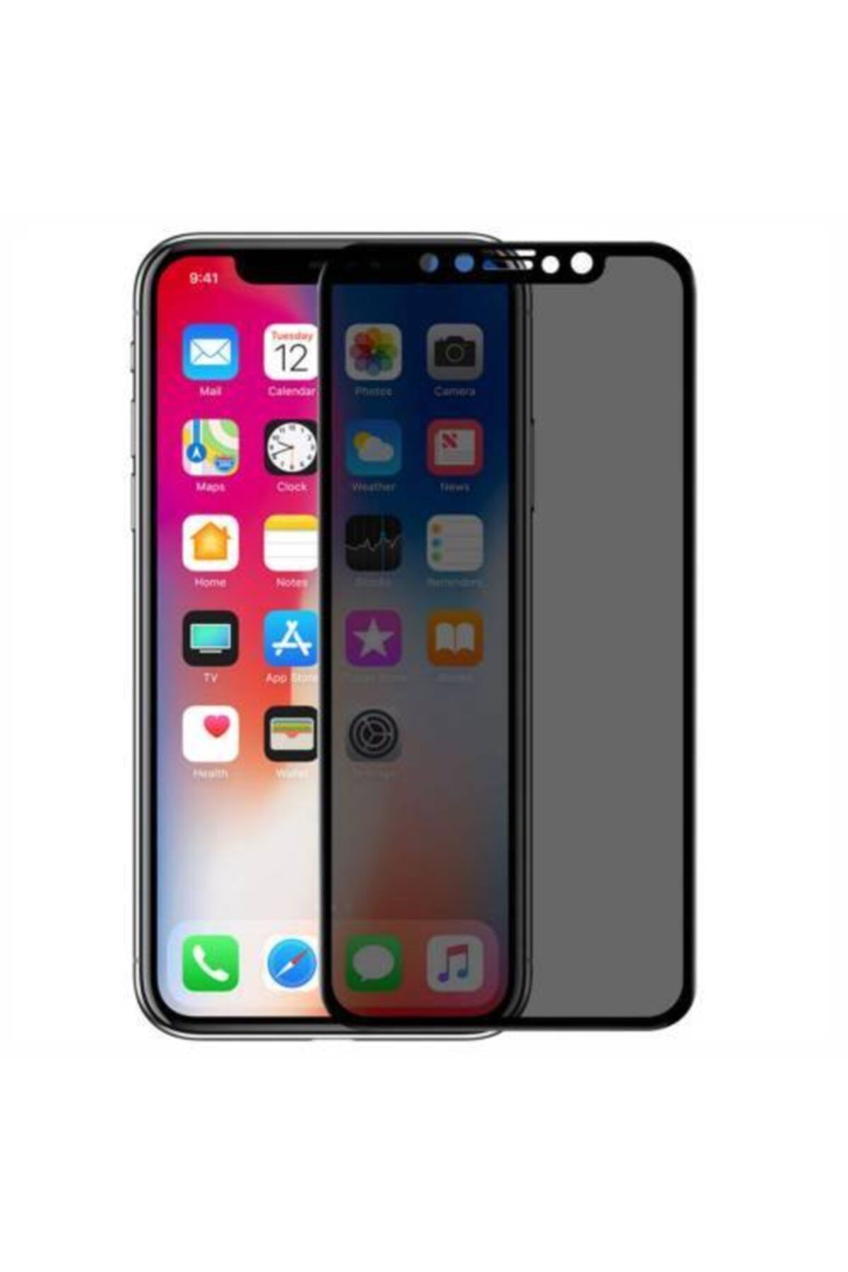 Sentech-Apple Iphone X 5d Privacy Ghost Screen Protector 1