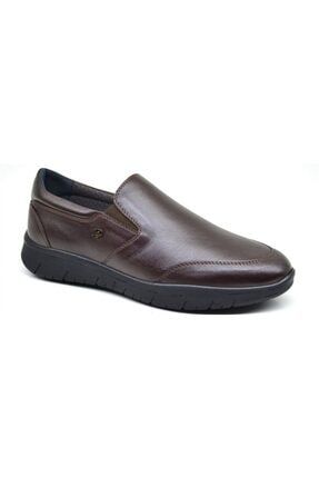 R9219 Shoeflex Komfort Ayakkabı - Kahverengi K Kh - Erkek Ayakkabı, Deri Ayakkabı KNG001 14 R9219_7563