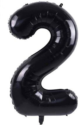 Rakam Folyo Balon 100 Cm Siyah PF7108