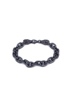 Inlaid Chain Bracelet In Oxide 20NICB