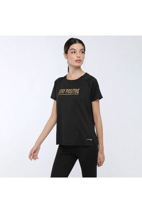 W-1894 FAXON KK TSHIRT Siyah Kadın T-Shirt 100513721