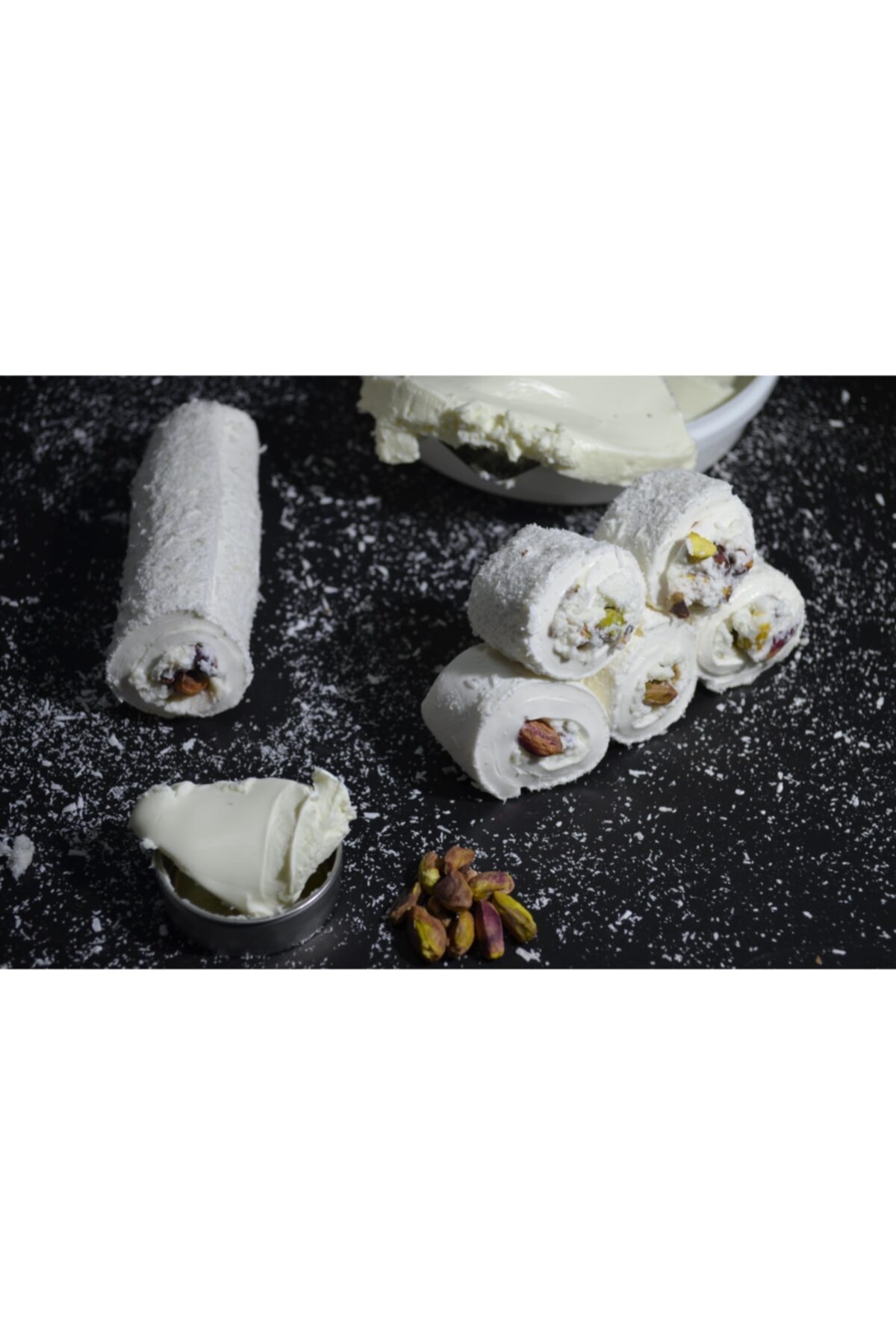 irfanalkan Antep Fıstıklı Manda Kaymaklı Lokum 500 Gram