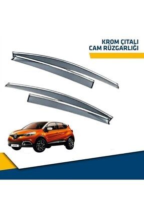 Renault Captur Mügen Cam Rüzgarlığı Kromlu 2013-2021 Arası 4 Lü Set cptkr13