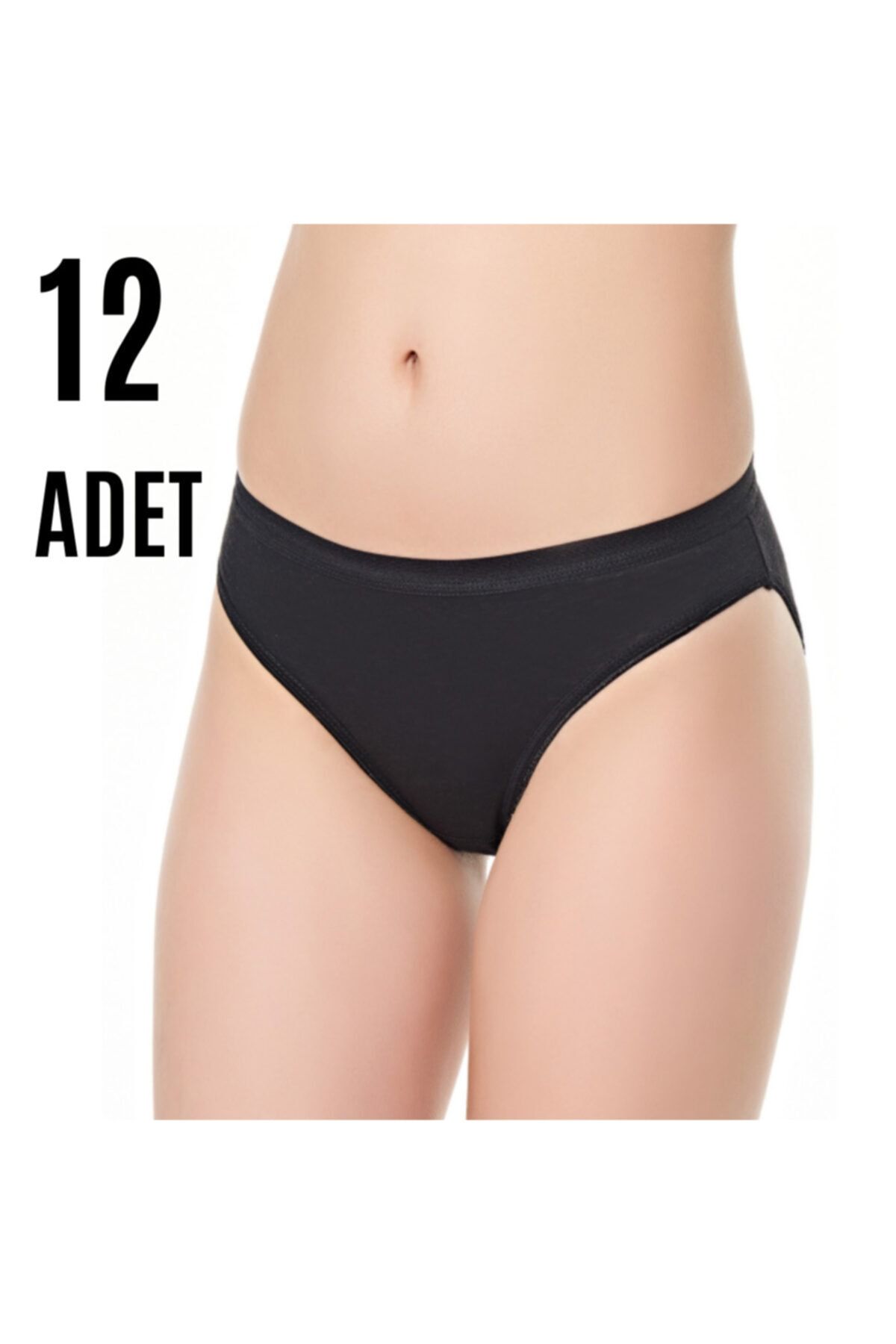 Tutku-Γυναικεία εσώρουχα μπικίνι 12 Pack Black Waterway 1