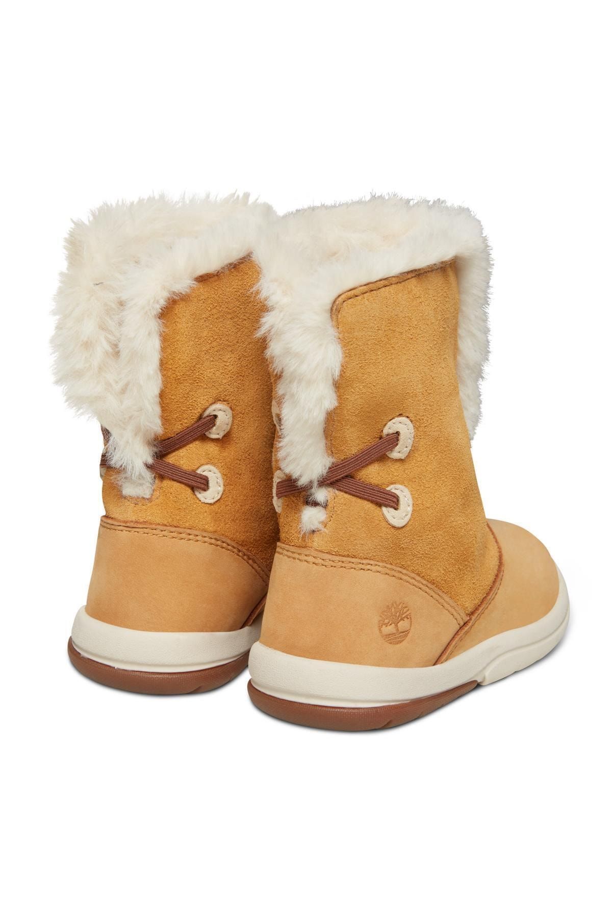 Timberland-Κοριτσίστικες κίτρινες μπότες για νήπια 4