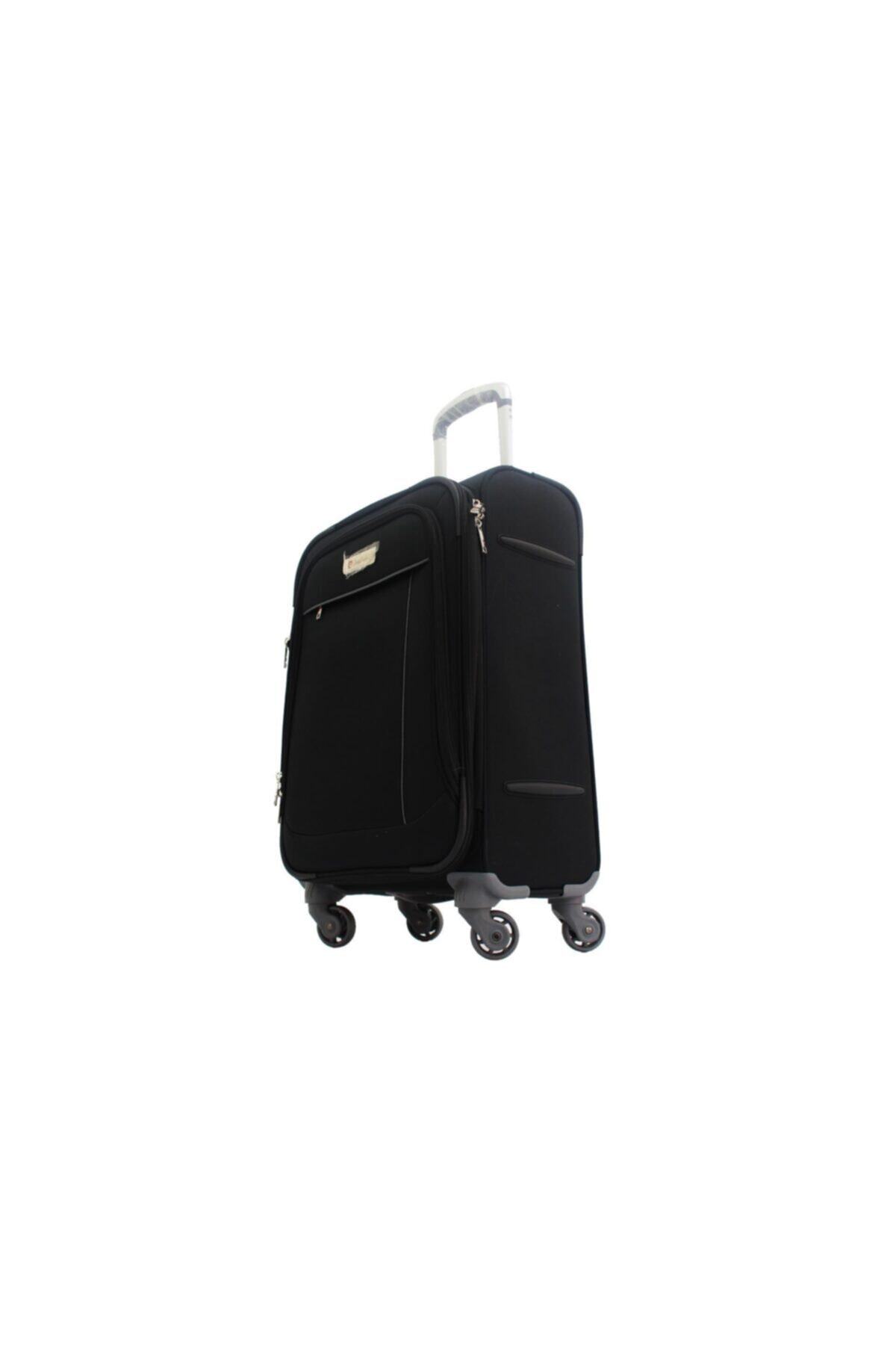 T2-04pc0600-2s Siyah Orta Boy Valiz