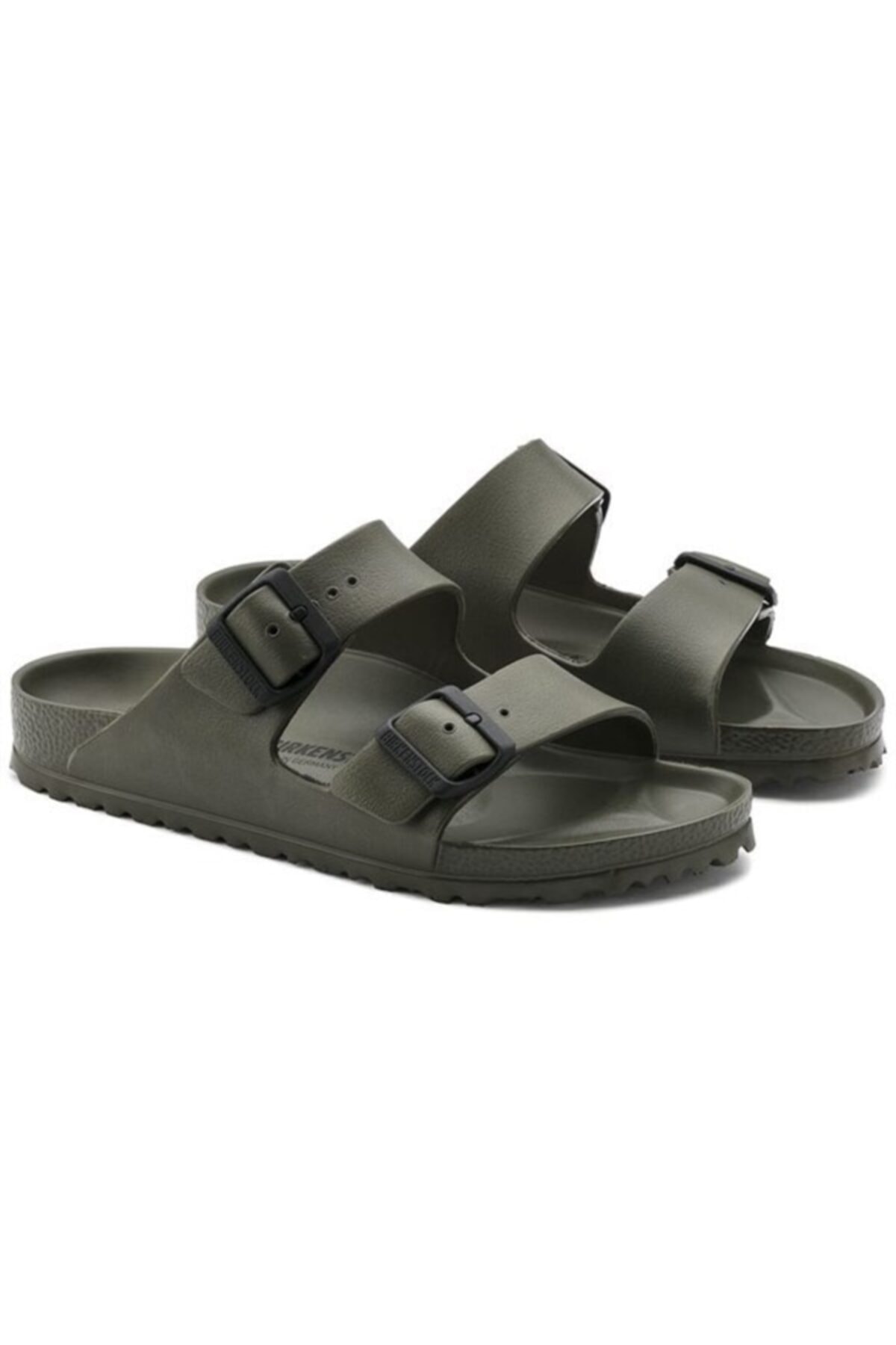 دمپایی بیرکن استاک زنانه اوا خاکی         | Birkenstock 129493-1438 CN - تصویر 5