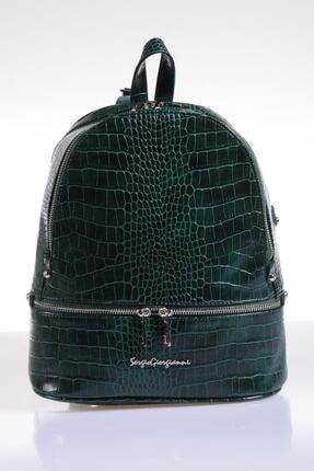 Luxury Sg1584 Yeşil Kadın Sırt Çantası 1584-yeşil krk