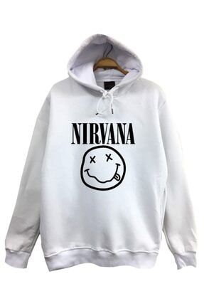 Nirvana-kurt Cobain Baskılı Kapüşonlu Sweatshirt KOR-TREND3641