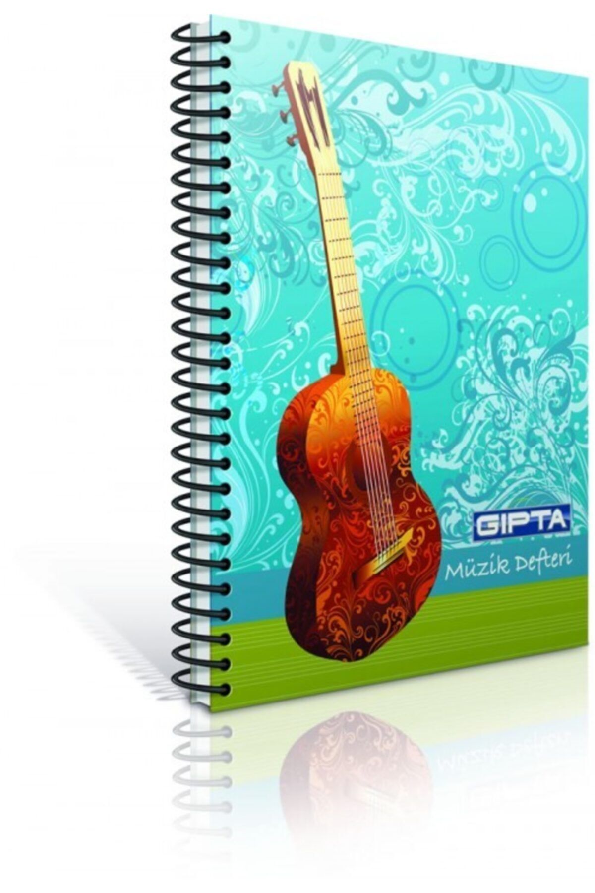 Gıpta-دفتر موسيقى حلزوني مقاس A4 يحتوي على 40 ورقة مع خطوط توجيه (عبوة من 6 قطع) 1479 1