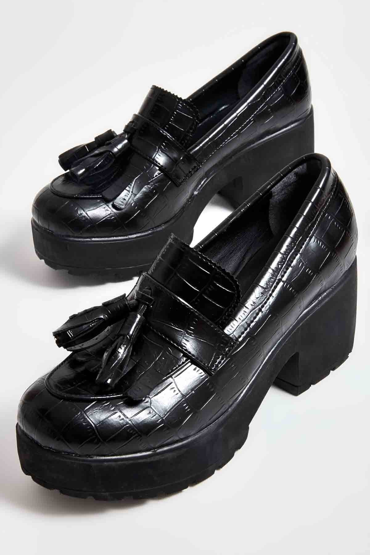 Siyah Kadın Loafer Ayakkabı M05340700