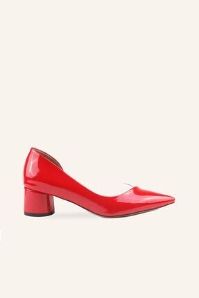 Kırmızı Rugan Nüans-s Topuklu Ayakkabı 34071 2
