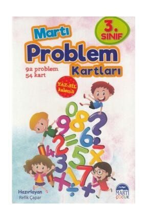 Martı 3. Sınıf Problem Kartları Yaz Sil Kalemli MP30026