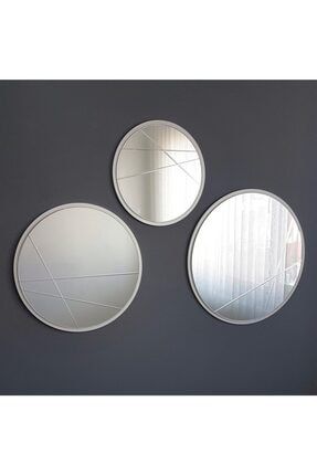 3 lü Modern Yuvarlak Ayna 60/50/40 A801 NSTLA801