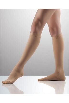 Orlex Unisex Bej Renk Diz Alti Orta Basinc Ccl2 23 32 Mmhg Kapali Burun Varis Corabi Trendyol
