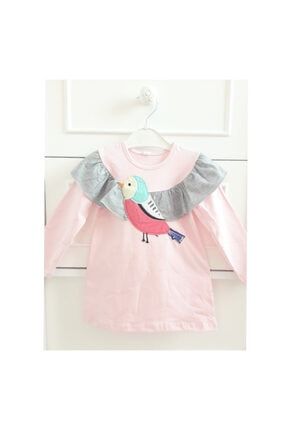 Lovely Bird Elbise Kuş Elbise Kuşlu Elbise 296P