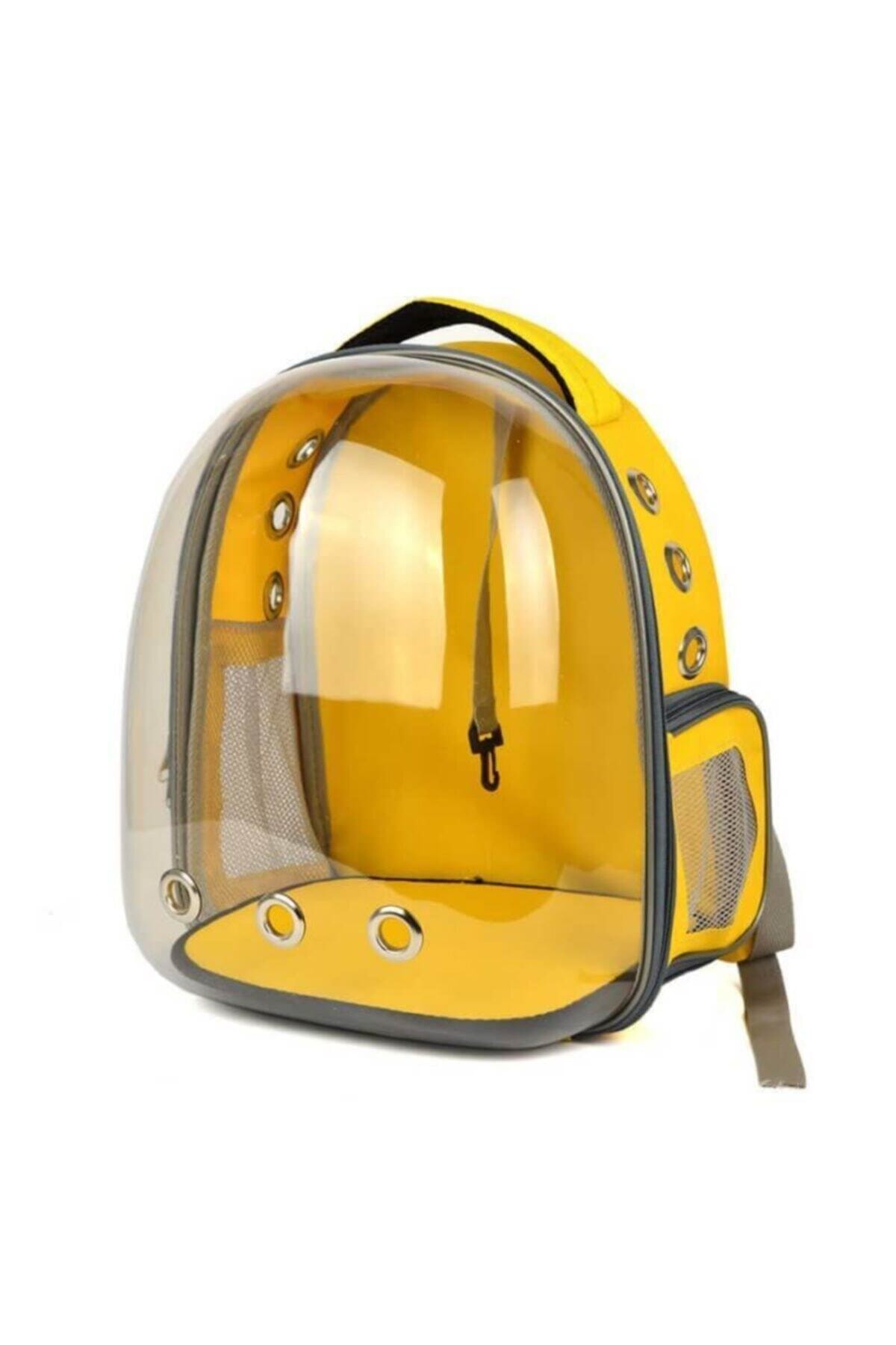 Flip Kedi Ve Mini Irk Köpek Astronot Çanta Sarı