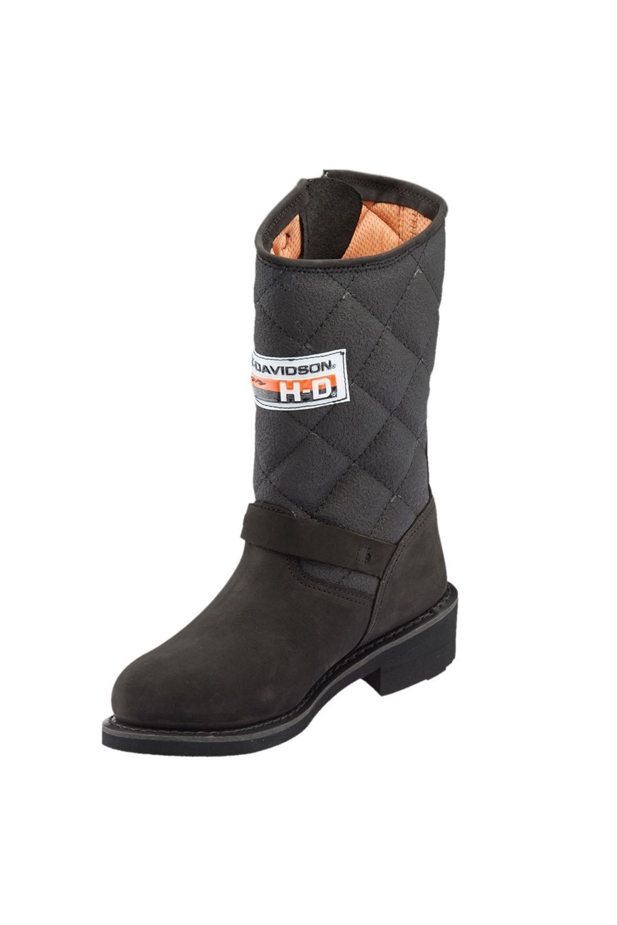 چکمه مشکی زنانه لاکونیا 025G100071 اورجینال Harley Davidson