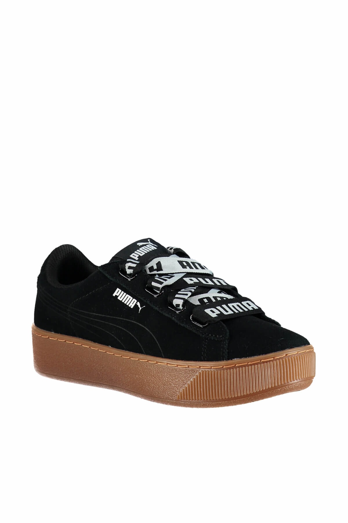 کفش Puma پوما کفش زنانه مشکی VIKKY PLATFORM RIBBON 100516783 اورجینال - تصویر 3