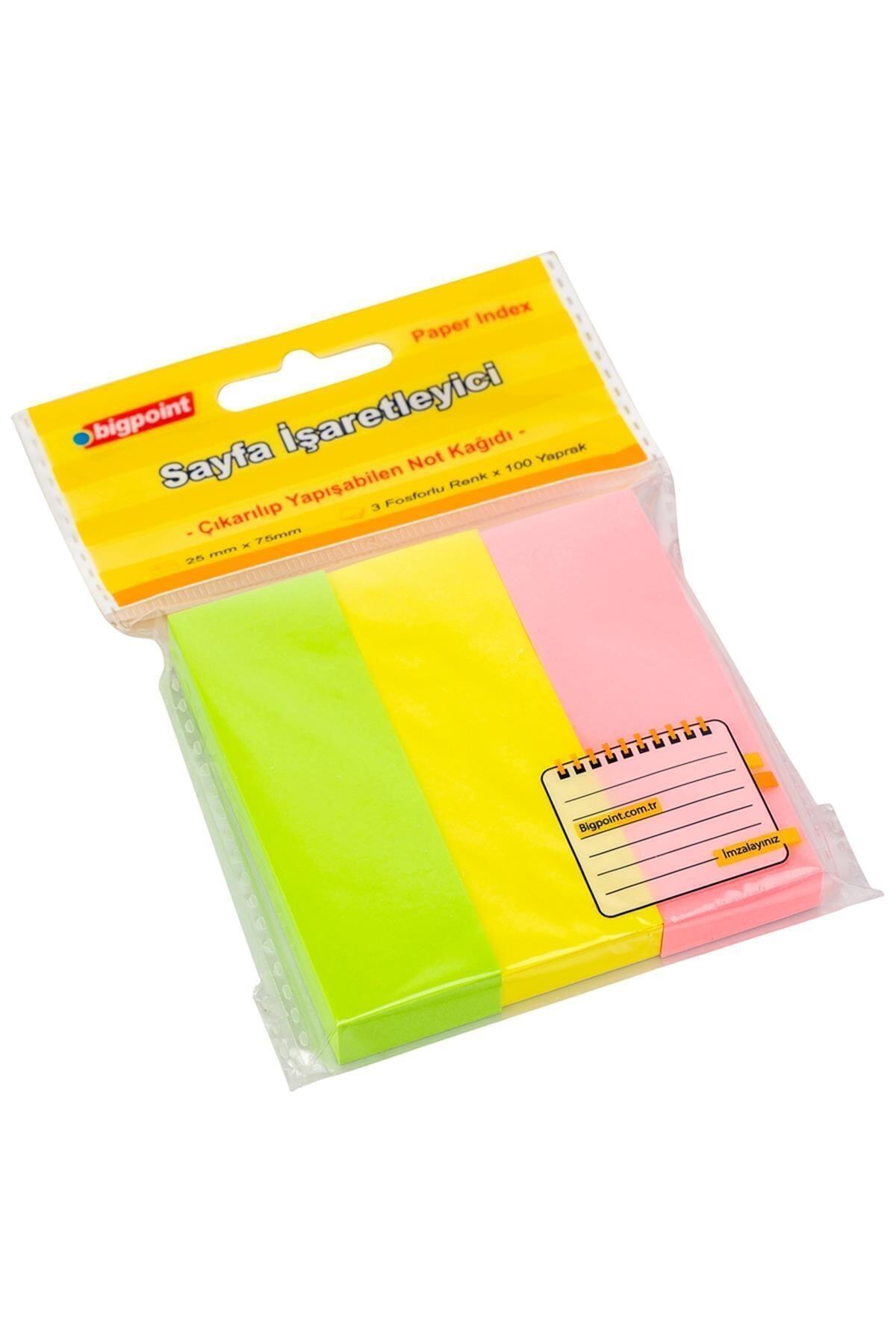 Bigpoint Bıgpoınt Yapıskanlı Kagıt Neon 3 Renk(818-23