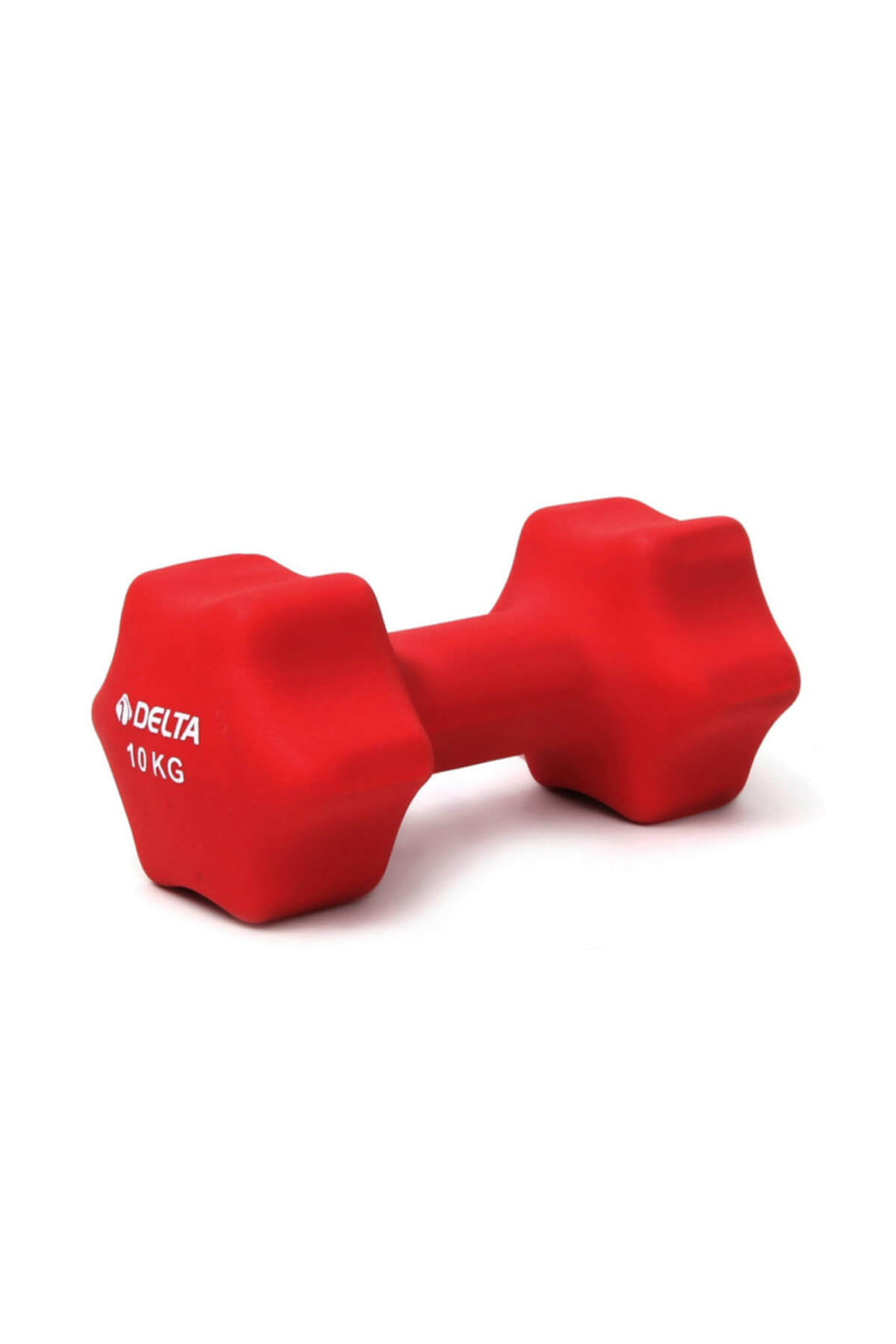10 Kg x 1 Pc Deluxe Neoprene Coated Red Iron Dumbbell