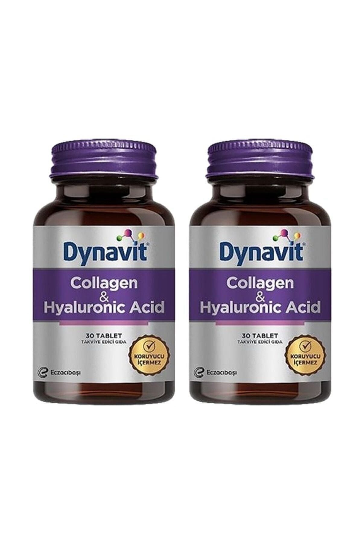 Dynavit Collagen & Hyaluronic Acid 30 Tablet X 2 Adet