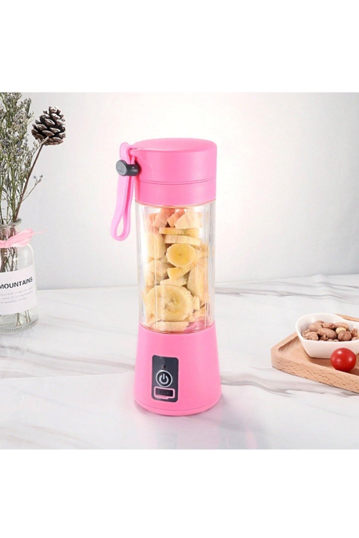 Blender Şarjlı Mini Portatif Taşınabilir Kişisel Blender 380ml - 8