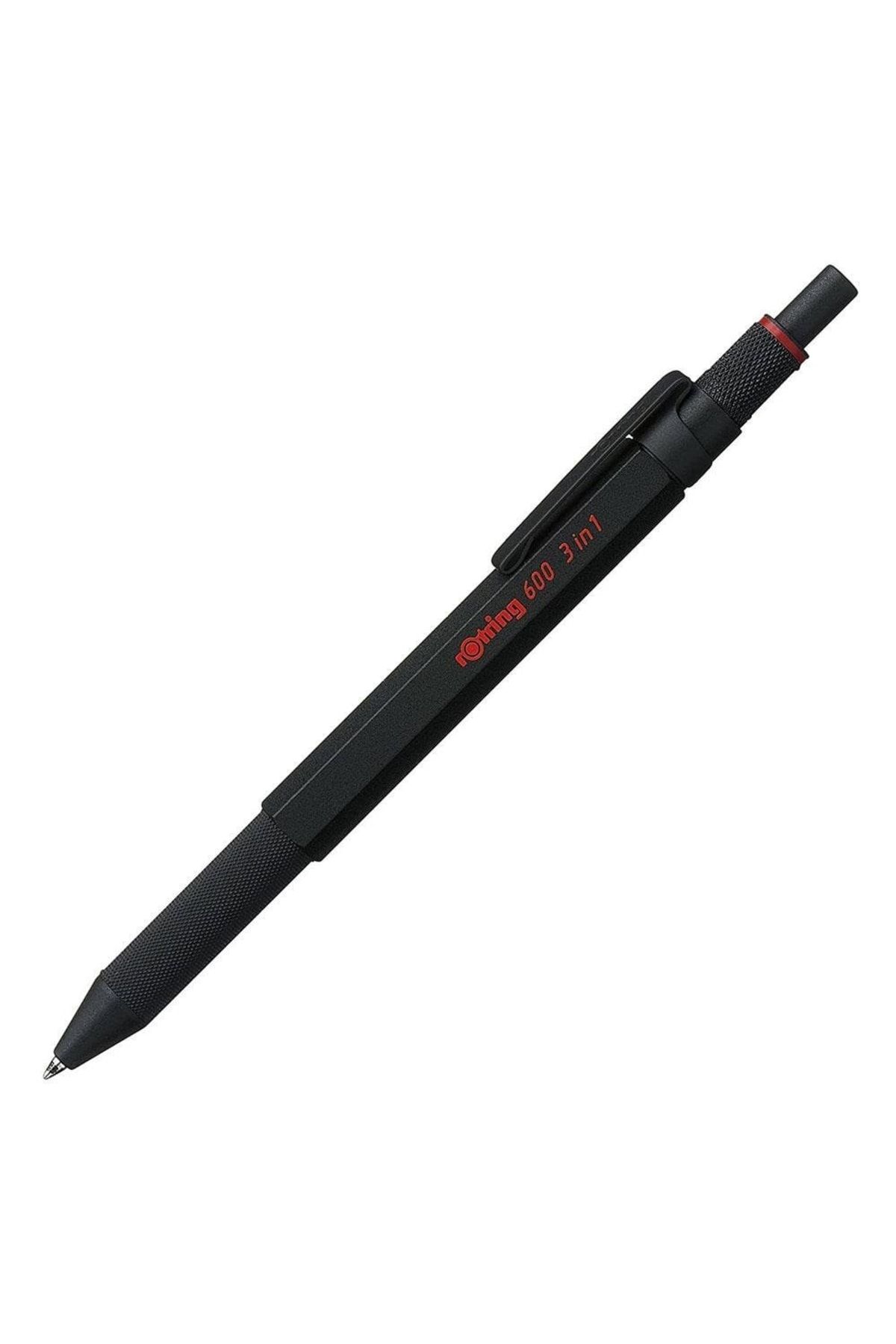 Rotring Multipen Üç Fonksiyonlu Kalem Siyah 600