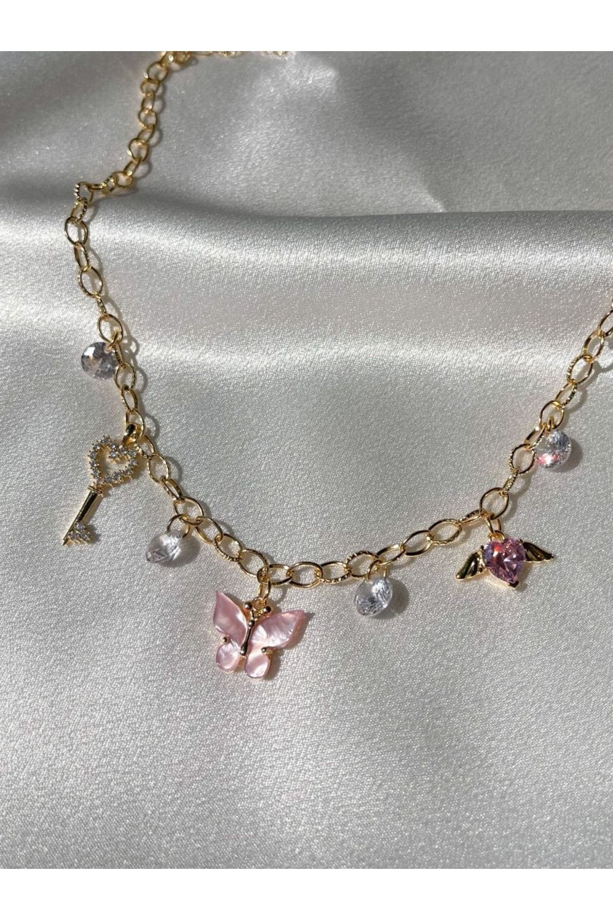 Enchanted butterfly clearance necklace gold