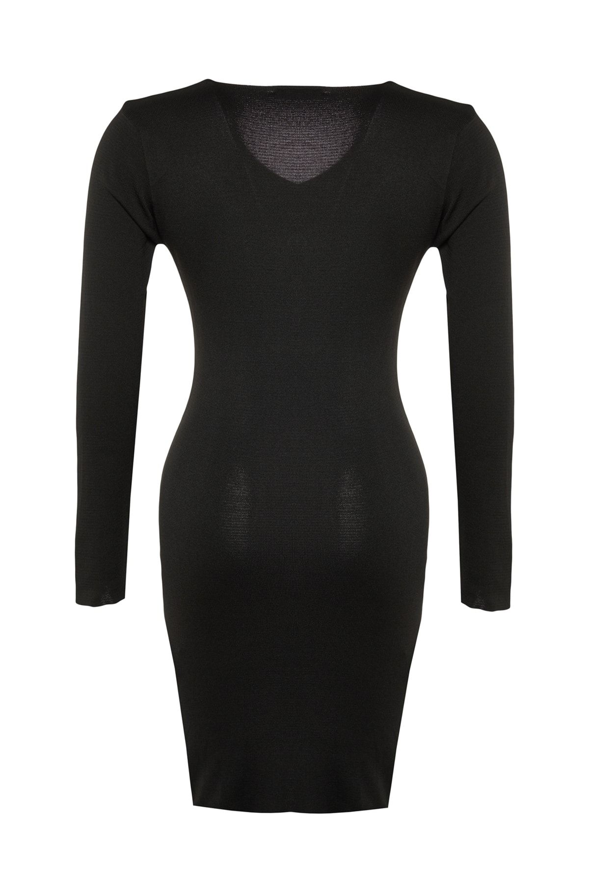 Trendyol Curve Plus Size Dress Black Bodycon Trendyol