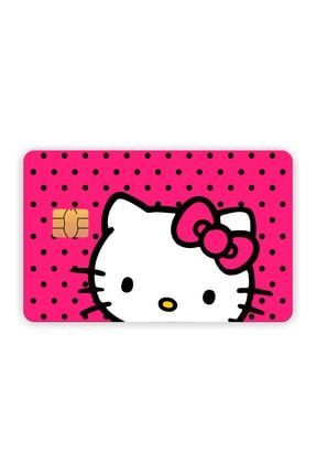 Hello Kitty Kart Kaplama Sticker Kart Etiketi Model 2 qa4209545680