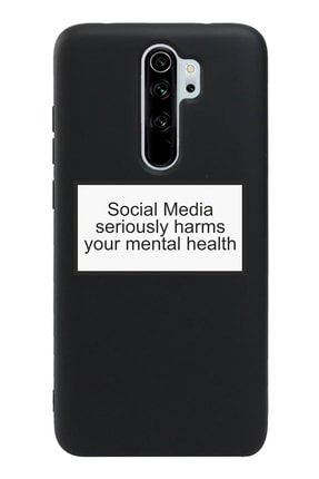 Xiaomi Note 8 Pro Social Media Desenli Telefon Kılıfı MİN8PLN-025