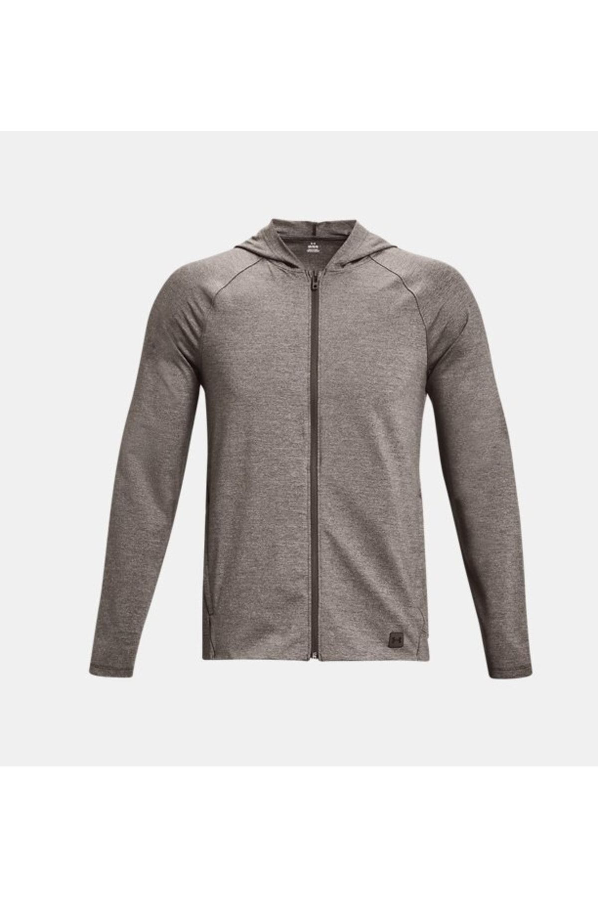 سویشرت ورزشی خاکستری مردانه زیپ با اندازه کامل نصف النهار Under Armour