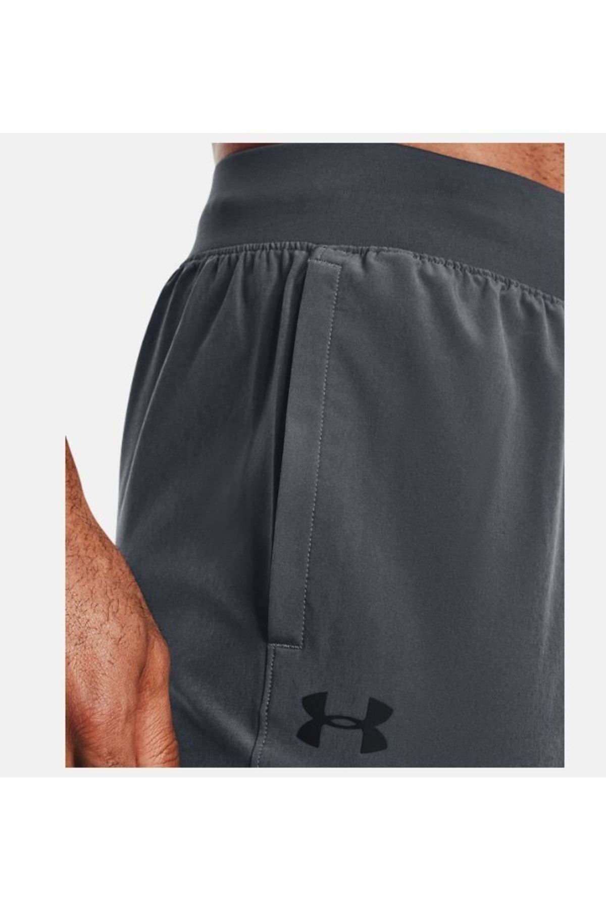 شلوار گرمکن ورزشی خاکستری مردانه تکه های بافته شده در UA شش 1366215 012 Under Armour