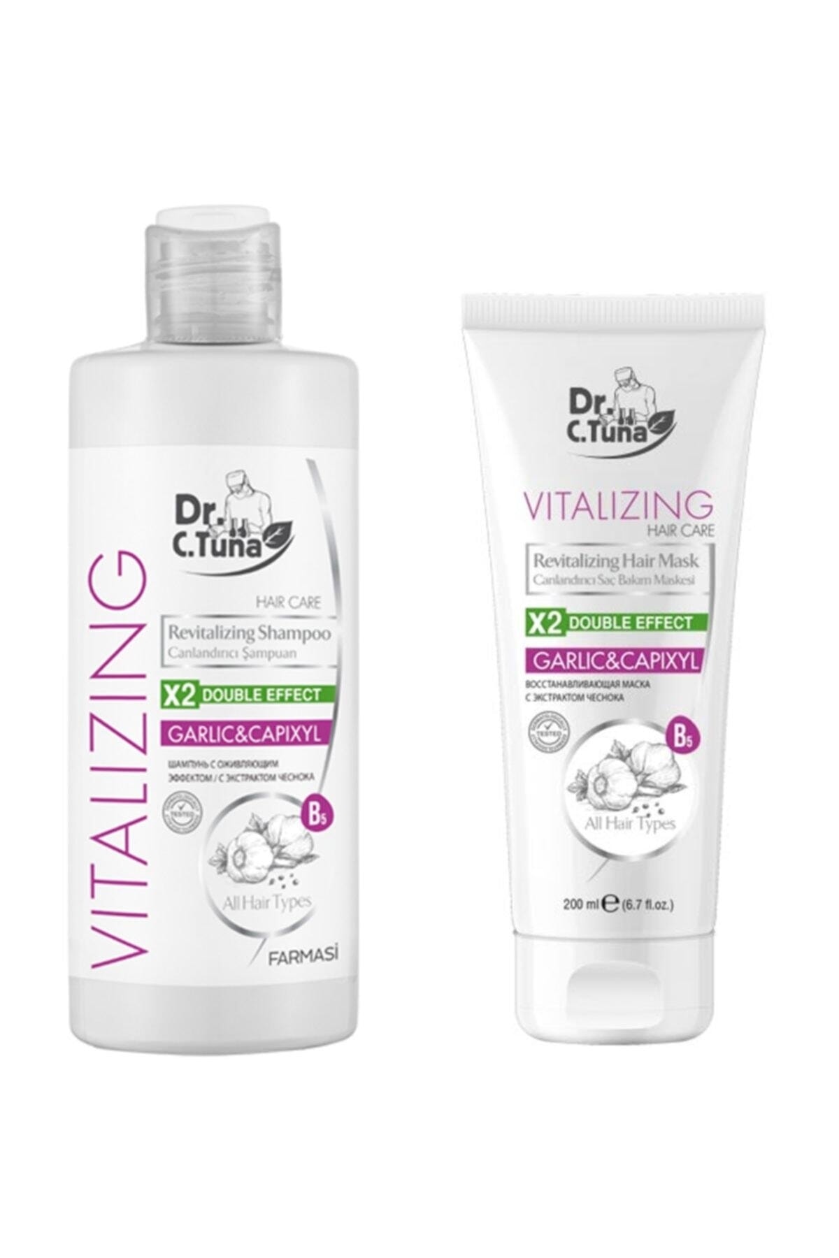 Farmasi Dr.c.tuna Sarımsaklı Şampuan 225 Ml+saç Maskesi 200ml