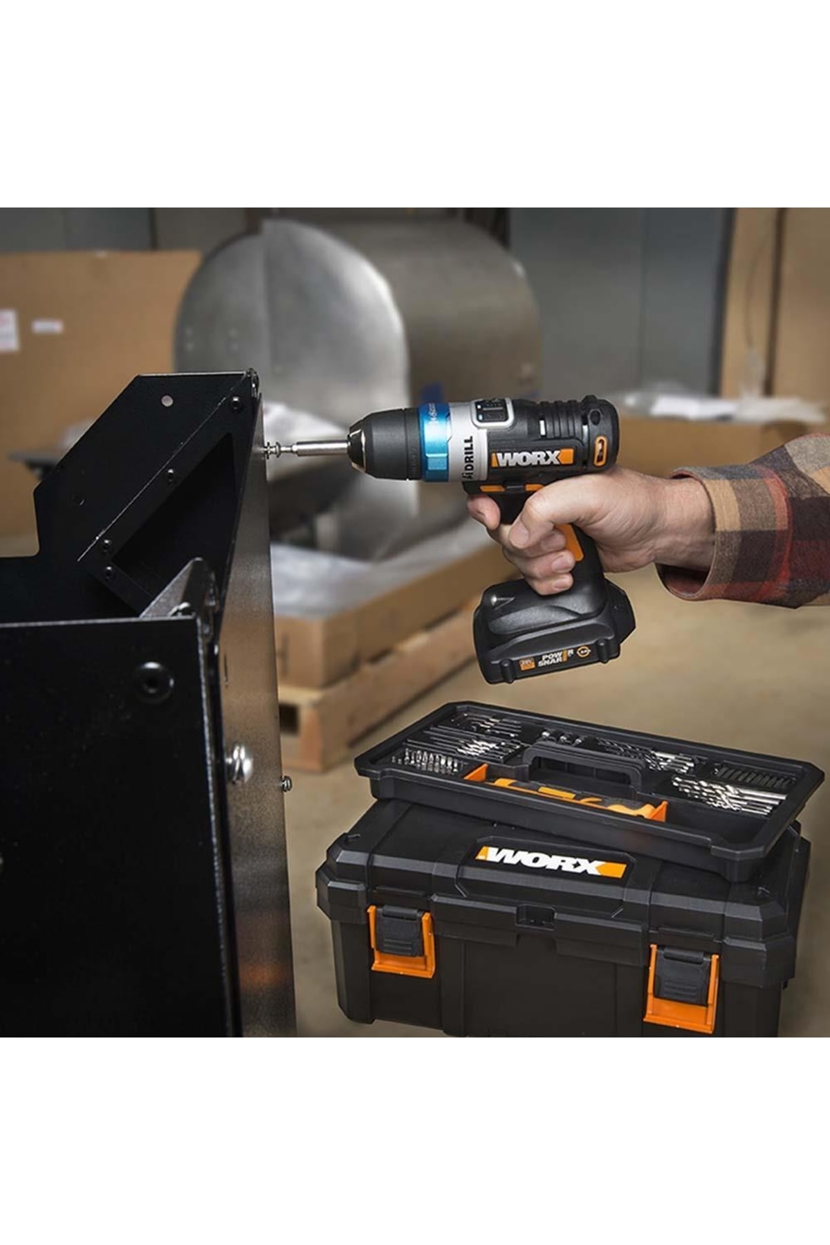 WORX 20volt Tam Otomatik Profesyonel Şarjlı Matkap (akü