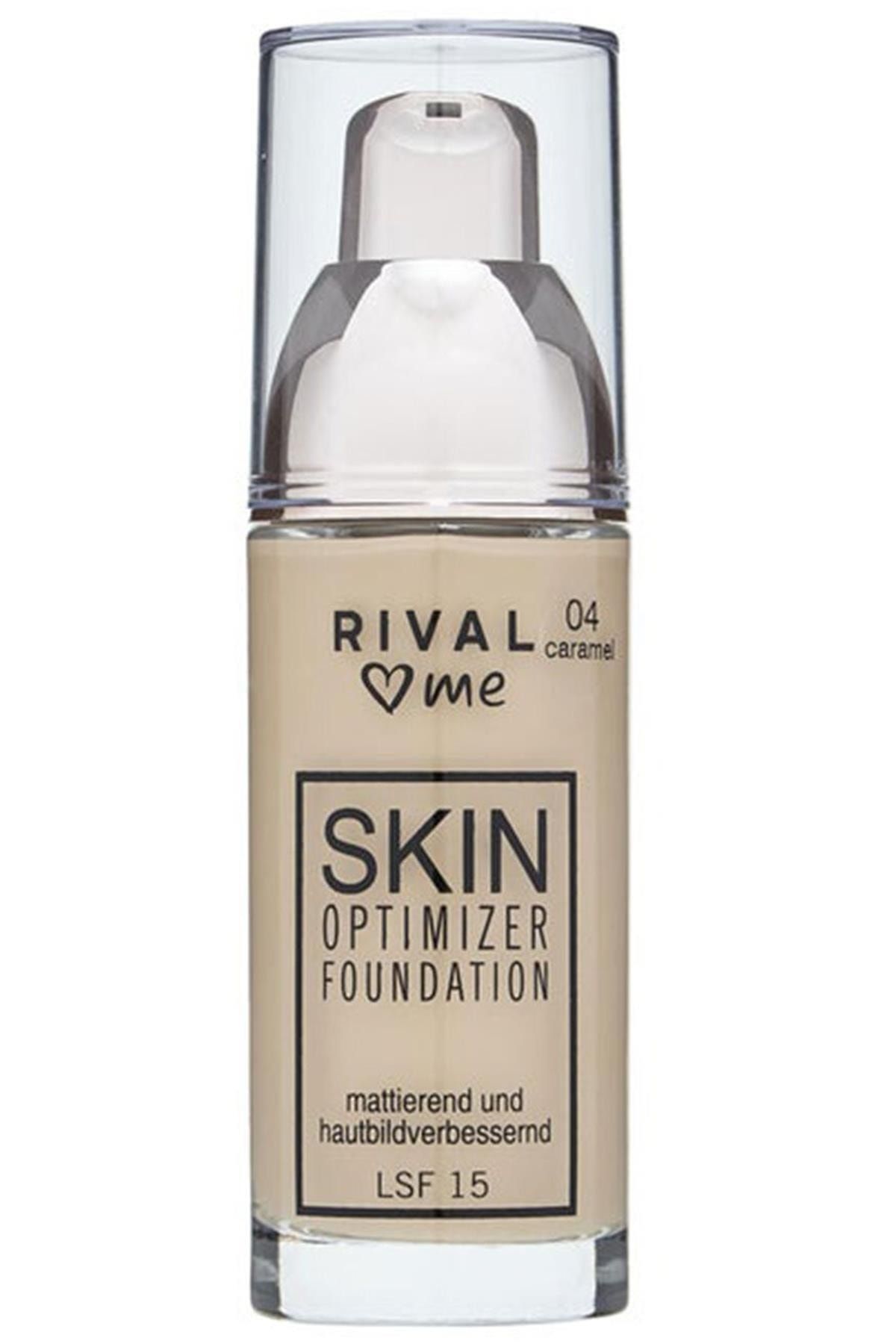 Rival Loves Me-Foundation Skin Optimizer - Caramel 30 ml No:04 1