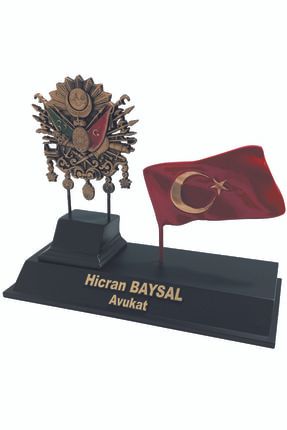 Osmanlı Tuğrası Biblo Bayraklı Masa Isimliği 105-osmanli-bayrak