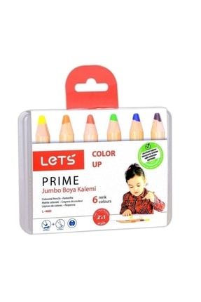 Color Up Prime Jumbo Boya Kalemi 6lı L-4600 48306
