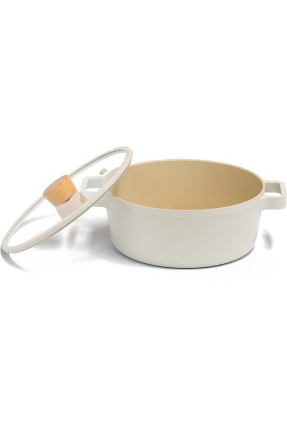 NEOFLAM-Fika Beige 8 Piece Cookware Set 5